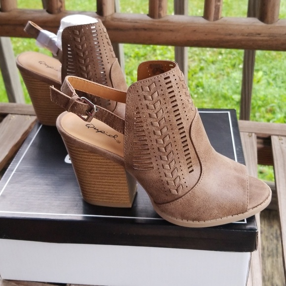 🛑SIZE 6 🛑SLINGBACK FAUX SUEDE BOOTIES - Picture 8 of 8